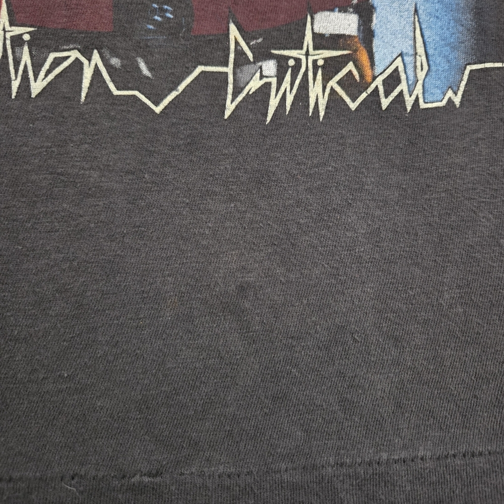 VTG Quiet Riot Condition Critical Muscle Tee Glow In The Dark Single Stitch - Picture 3 of 13